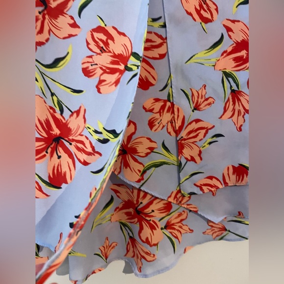 Blue Lily Alfred Sung three layers tank top very light and flowy - Picture 3 of 6